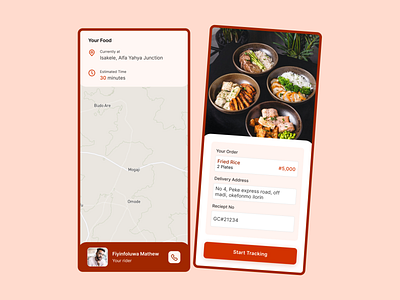 Order Tracking design ui uiux ux