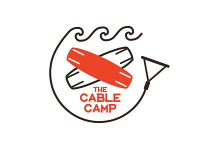 The cable camp camp logo sport wakeboard
