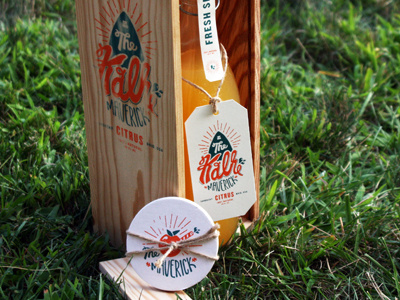The Kalhi Maverick beer branding branding design hand crafted illustration packaging print screen print silk screen