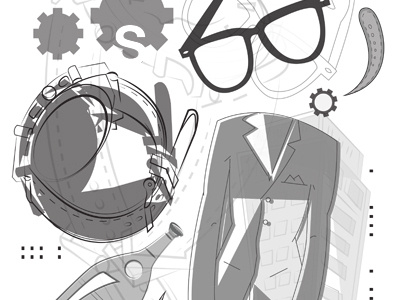 Fashion Pattern design fashion glasses illustration pattern
