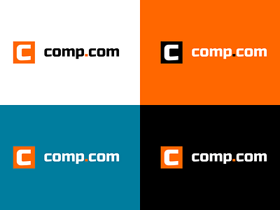 comp.com logo concept brand identity branding comp.com icon logo logo concept logodesign typography vector