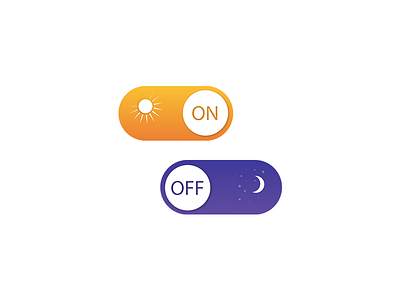 On/Off switch - Daily Ui 015 daily ui dailyui day night day night switch illustration on off onoff onoff switch switch vector