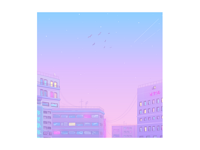 Tokyo Sunset | Illustration Pink Neon style atmosphere city illustration city landscape illustration illustration art japan neon pink pink floyd tokyo tokyo landscape tokyo tower ui vector vector illustration vectorart