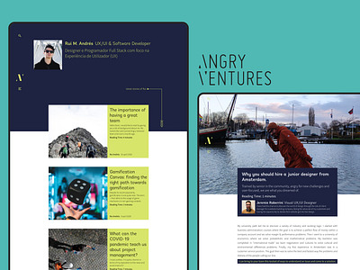 Angry Venture Blog | Design Challenge article blog blog design blog post branding media news ui ui design ux design website