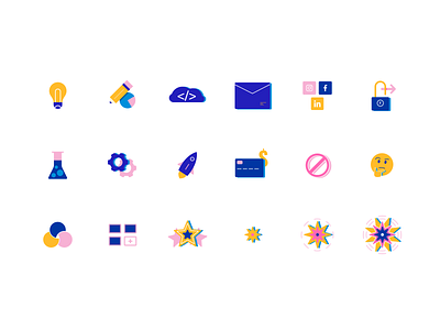 Little icons app branding icon set icons illustration ui