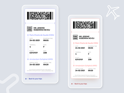 24 :: Boarding Pass boarding pass daily ui dailyui dailyui 024 mobile tickets