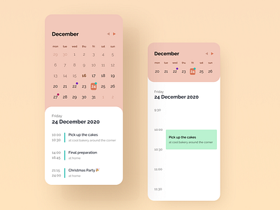 38 :: Calendar calendar dailyui dailyui 038 mobile ui