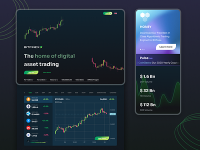 Cryptocurrency exchange :: Homepage Hero crypto webdesign website