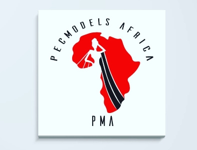 Logo design for Pecmodels Africa branding graphicdesign logo logodesigner