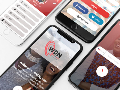 WeDeyNear app design mobileappdesign uidesign