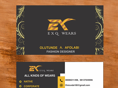 Professional Business card businesscard design graphicdesign logo