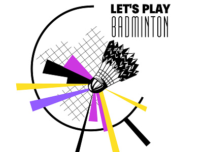 Football1 abstract design badminton game illustration kick line logo play racket shot shuttlecock sport summer vector