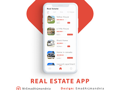 Real Estate Application app app ui application application ui mobile real estate realestate ui