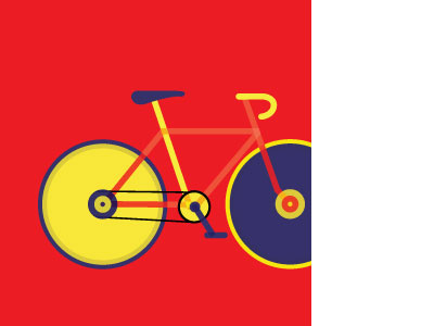 Bike Illustration @illustration bike graphicdesign seeyoulater