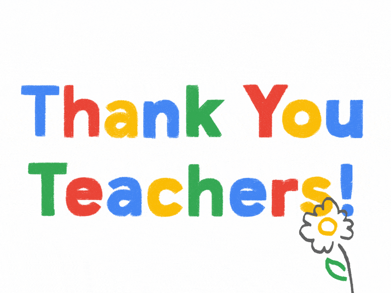 Thank You Teachers animation motion graphics teacher appreciation week