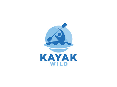 Kayak Wild Logo branding business card design design icon illustration logo minimal