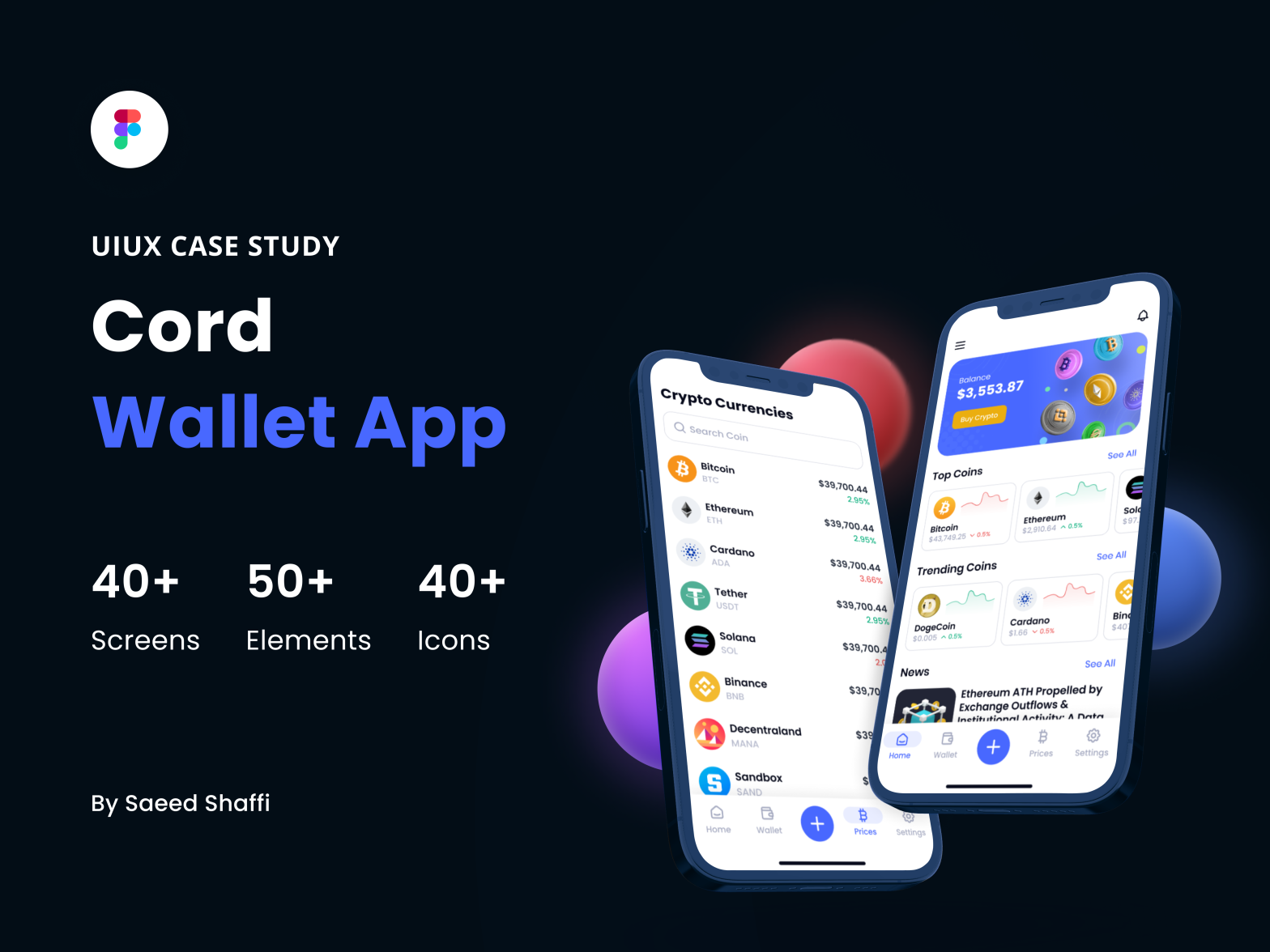 Cord Wallet Mobile Application by Saeed Shaffi on Dribbble