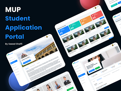 Student's Application Portal app application branding design illustration logo mobile ui ux vector