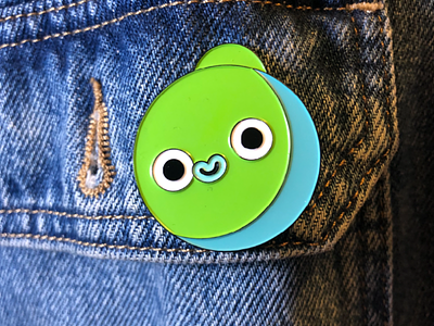 Spoopy Enamel Pin branding character enamel pin fashion green icon illustration pin pins vector vectors