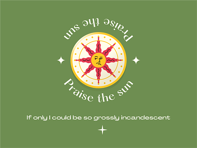 Solaire's Shield crest dark souls gamer gaming heraldry icon illustration incandescent lordran shield shiny solaire star sun sunny vector videogames yellow