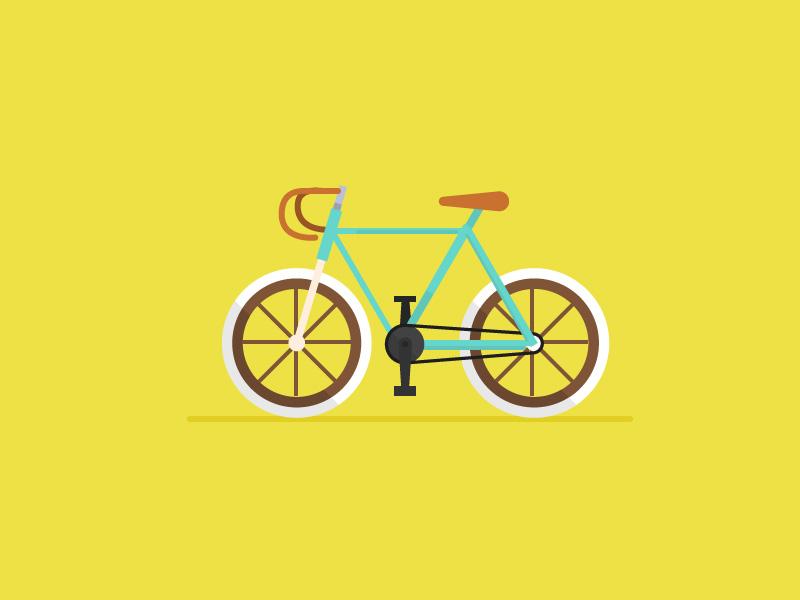 Mint fixie by Juan Felipe on Dribbble