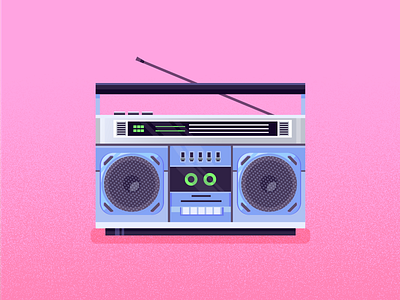 Boombox Party! by Juan Felipe on Dribbble