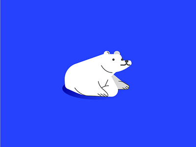 Polar Bear animal bear blue cold derp icon nature polar polar bear weather white