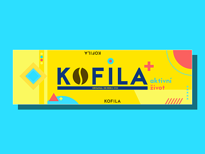 KOFILA Package Redesign art branding coffee colorful flat geometry illustration lifestyle logo package product symbol
