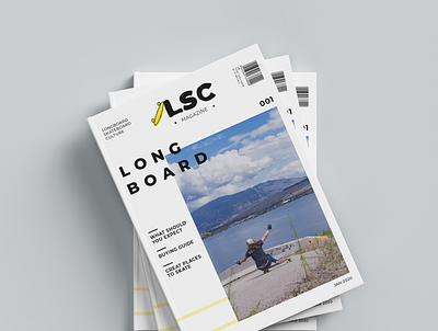 LSC - MAGAZINE bookdesign content culture design editorialdesign graphic design logo longboard magazine typography