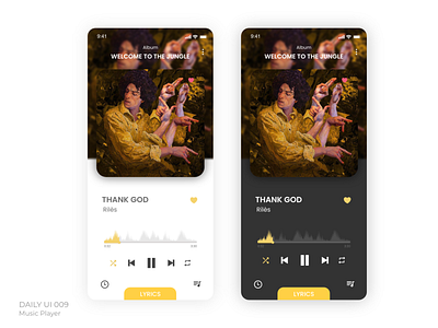 Daily UI 009 - Music Player