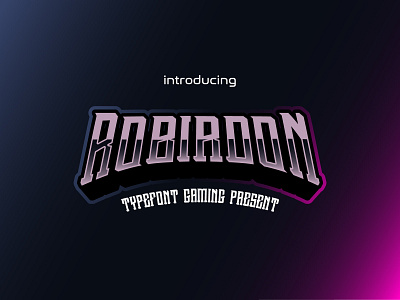 Robirdon Typeface