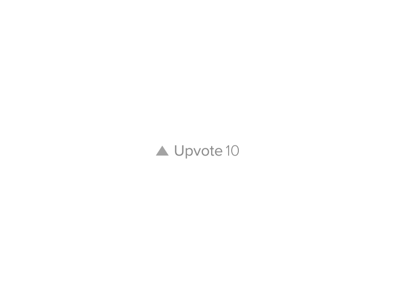 Upvote animation clean count gif interaction interface simple tick ui up upvote vote