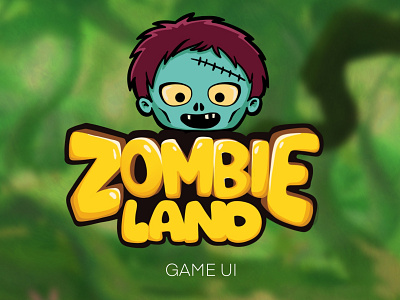 ZOMBIELAND - Game Design animation design game ui graphic design illustration ui