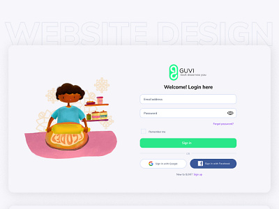 GUVI - Website Design branding design graphic design illustration ui ux