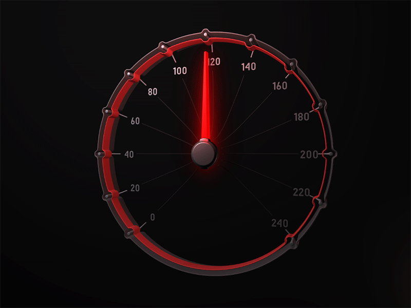 [2019] Car Gauge - Needle with Motion Blur