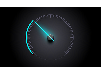[2015] Blue needle (work in progress) auto black blue car dark dashboard gauge needle speedometer ui wip