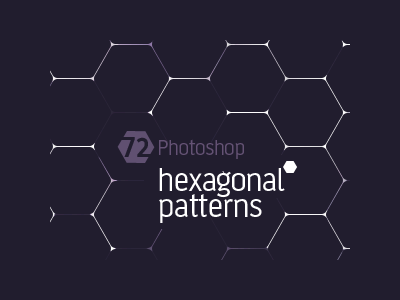 [2008] Free Photoshop Hexagonal Patterns free freebie hexagon hexagonal pattern patterns photoshop preset