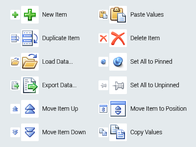 [2015] MS Office-like Icons 16x16 32x32 3d blue icon icons microsoft office perfect pixel xp