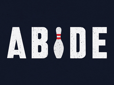 Abide big lebowski lunchboxbrain threadless type typography