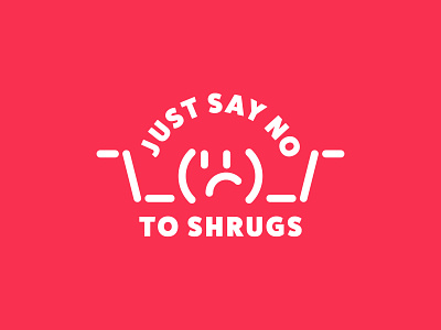 Shrug Free 2020 emoji illustration meme minimal shrug shrug emoji typogaphy