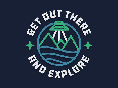 Far Out explore illustration lines nature space typography