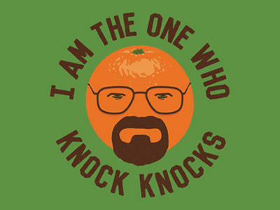 Orange You Bad breaking bad illustration pop culture type typography