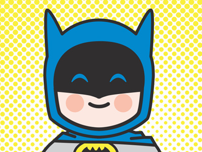 Batbaby baby batman cute illustration