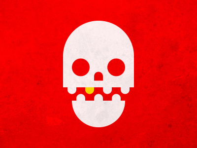 Skully Goldtoof minimalism skull vector