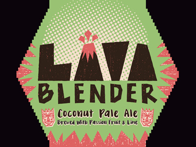 Lava Blender Label