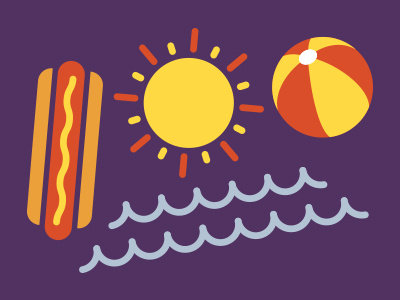 Best. Summer. Ever. 100 emoji fun iconography icons summer