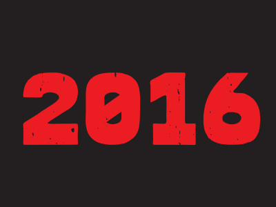 GTFO 2016 2016 black red typography