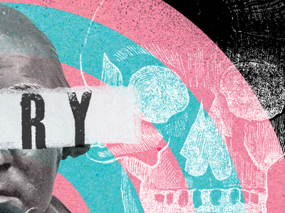 Sorry collage digital illustration mixed media typography