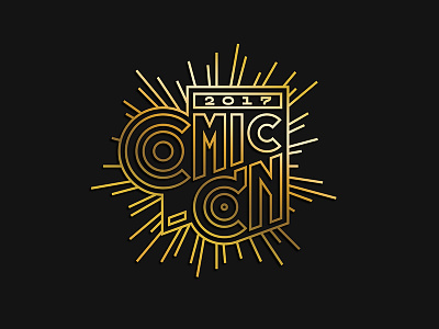 Comic-Con 2017 comic comic-con entertainment weekly lettering san diego type