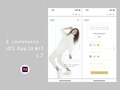 E-commerce iOS App UI KIT